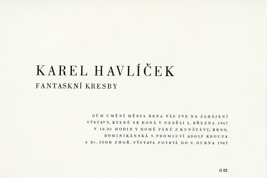 Fantaskní kresby Karla Havlíčka